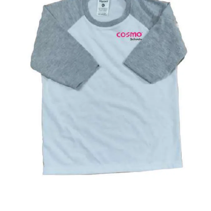 Camiseta Escolar Manga Tres Cuartos